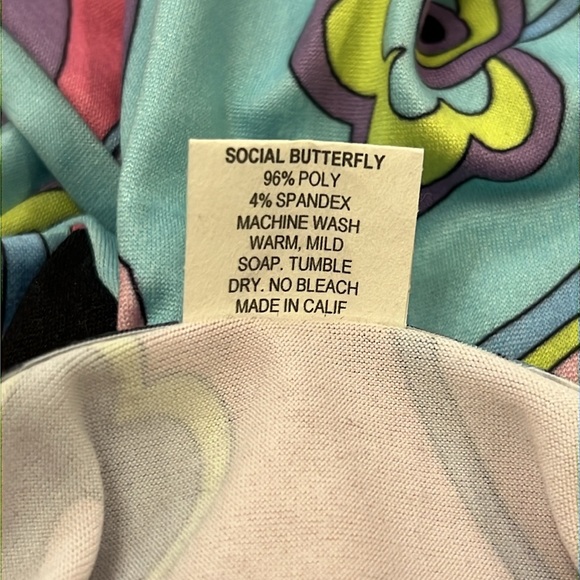 💕HP💕Social Butterfly fit and flare tank dress toddler girl - Picture 8 of 9